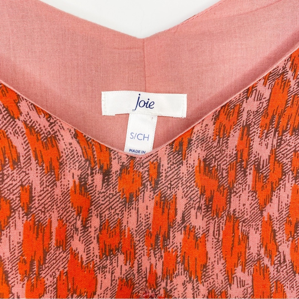 Joie Maxi Dress in Tea Rose Orange Pink Size S NWT - Picture 6 of 15